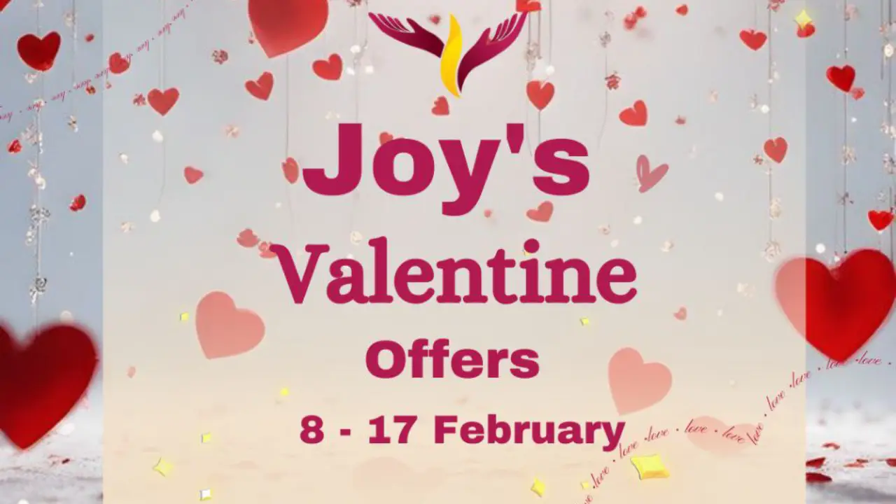 Joy's Valentine's Offers are now live!